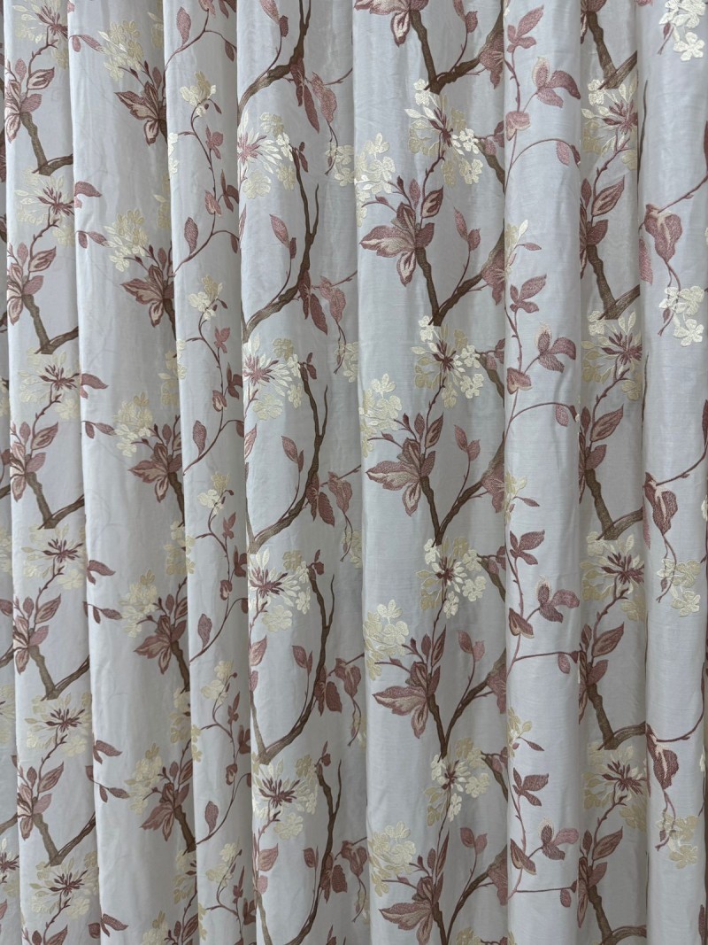 Floral Curtain W-1013 for Living Room, Nursery & Dining Area