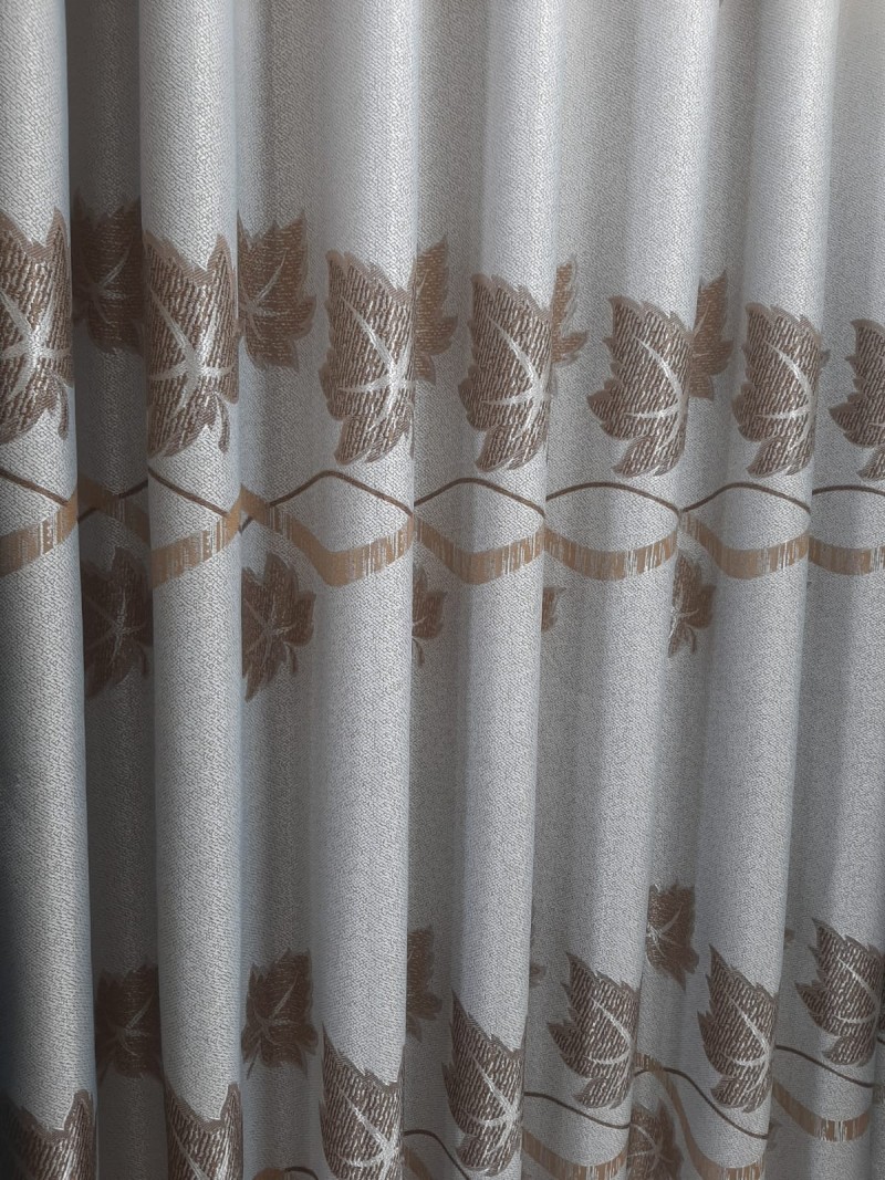 FLORAL  DESIGN CURTAIN D-2022