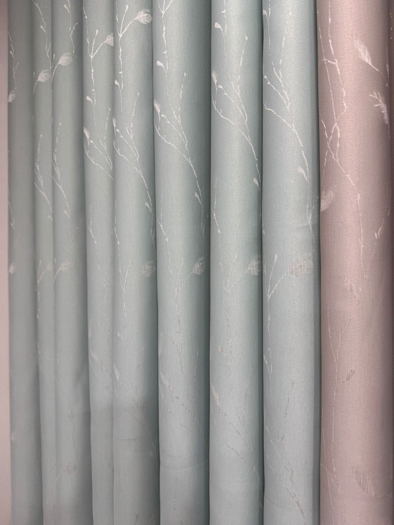 FLORAL DESIGN CURTAIN HD-7004