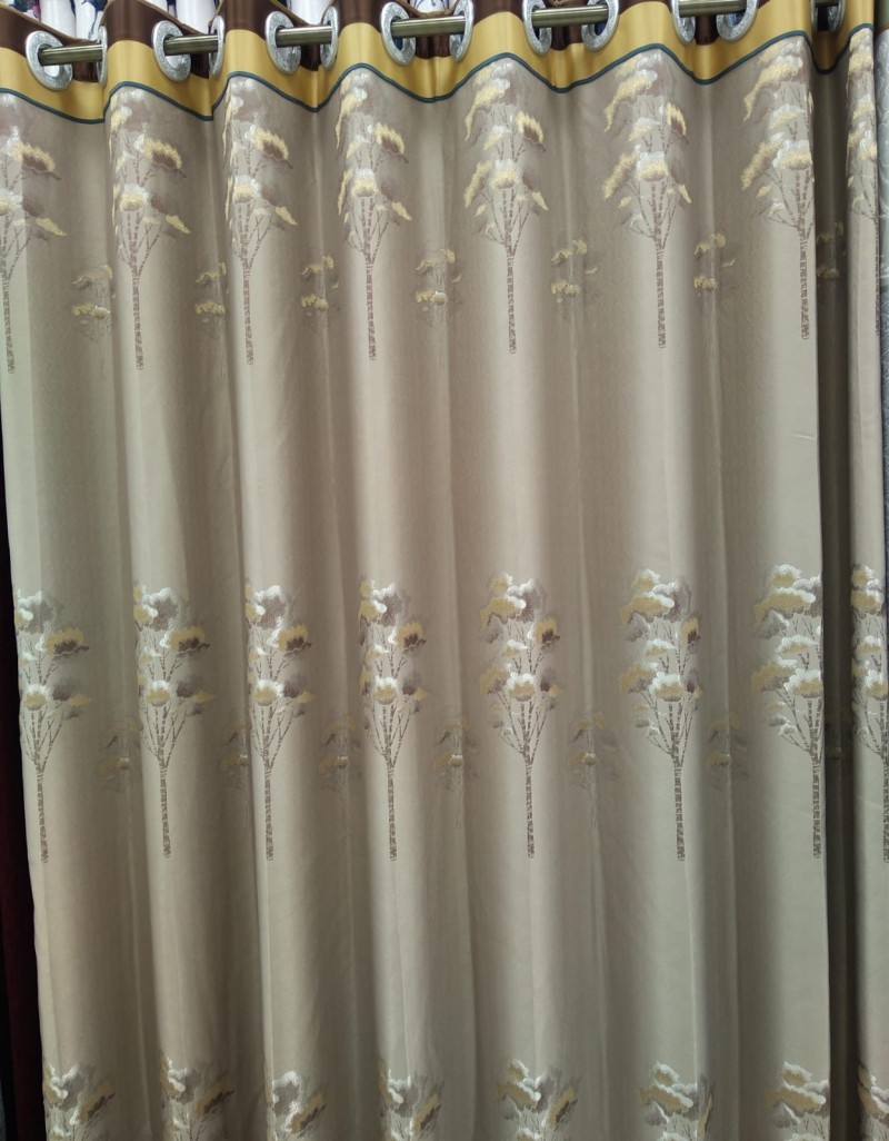 FLORAL DESIGN CURTAIN G-4003