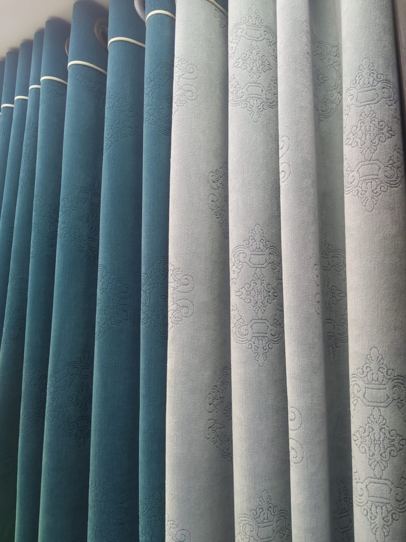 VELVET TEXTURE CURTAIN H-9039