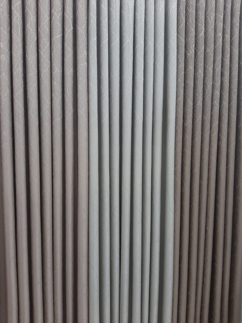 FLORAL BLACKOUT CURTAIN W-1007