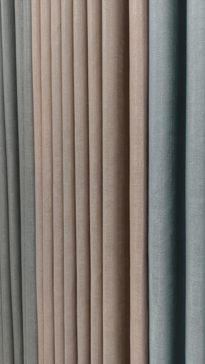 LUXURY SOLID COLOR CURTAINS V-3021