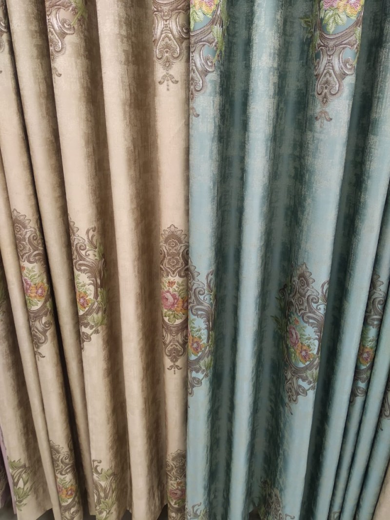 FLORAL VISCOUS SATEEN V-3004