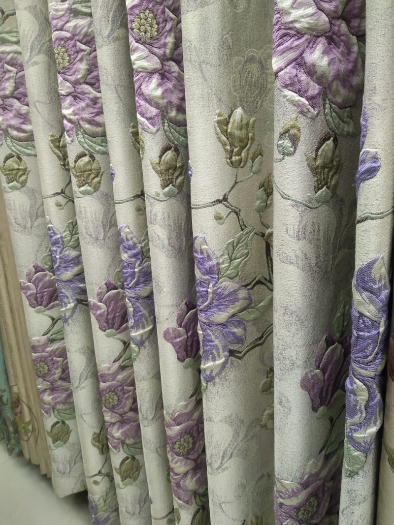 FLORAL CURTAIN W-V3006
