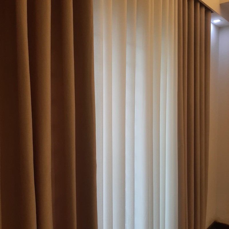 DOUBLE LAYER CURTAIN A-7001