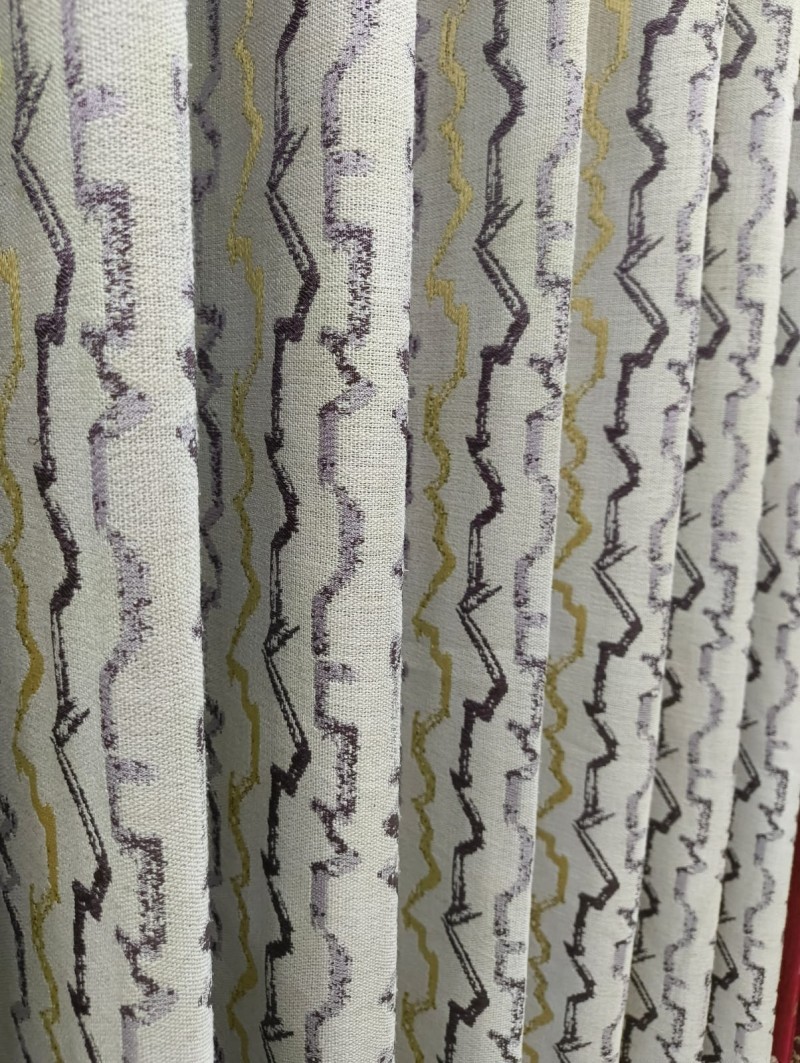 Dhong Curtains Premium Multicolor & Design Curtains W-1007