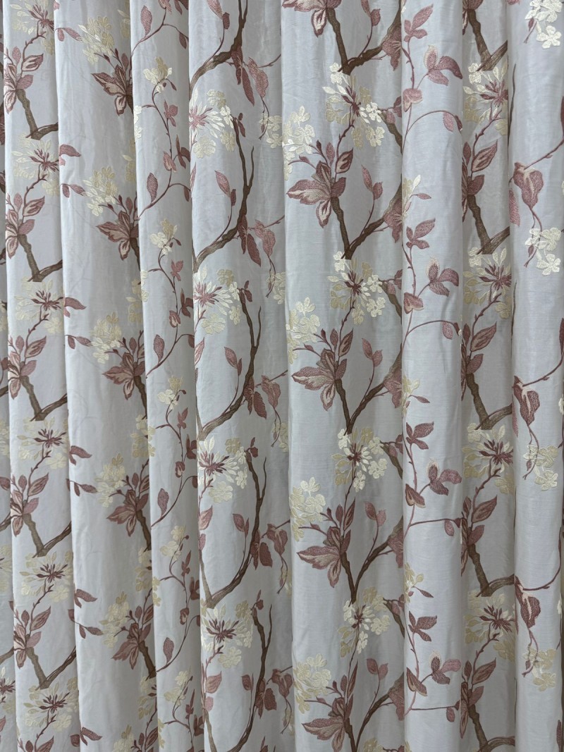 Floral Curtain W-1013 for Living Room, Nursery & Dining Area