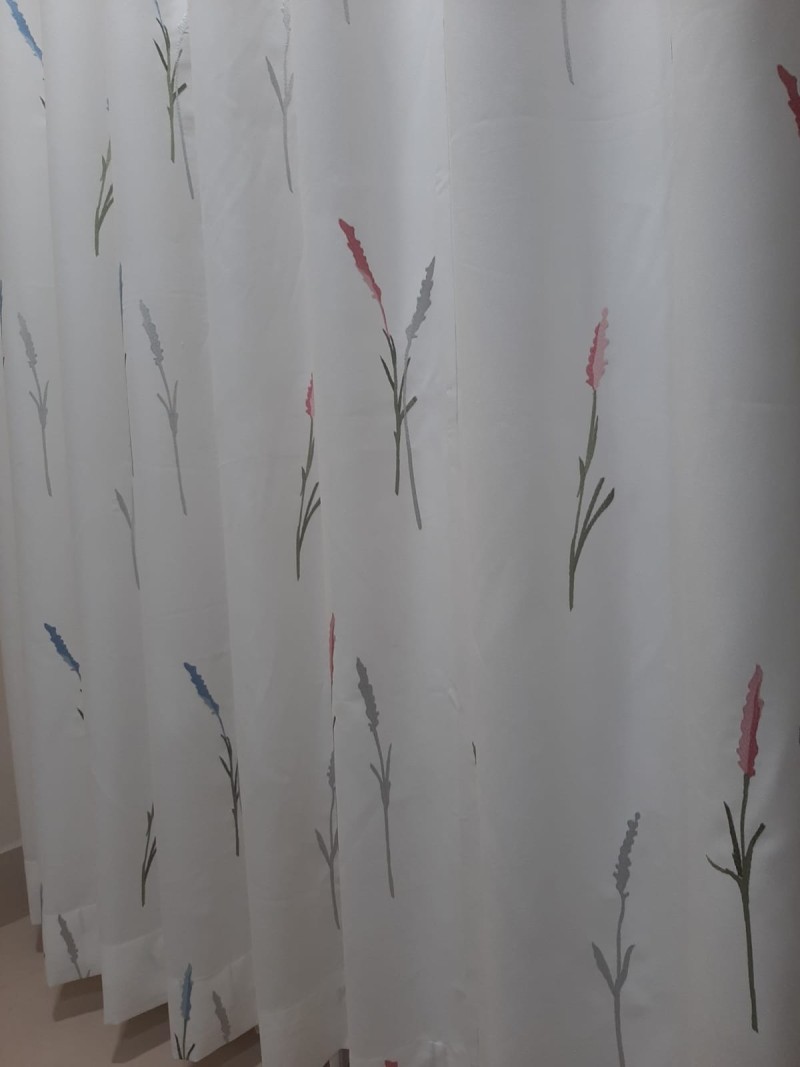 FLORAL DESIGN CURTAIN D-2022