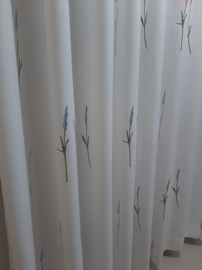 FLORAL  DESIGN CURTAIN D-2023