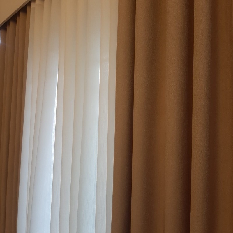 DOUBLE LAYER CURTAIN A-7001
