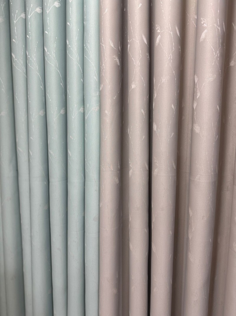 FLORAL  DESIGN CURTAIN HD-7004