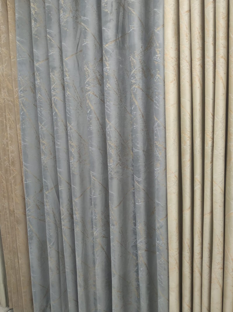 TEXTURE VELVET CURTAIN L-9002