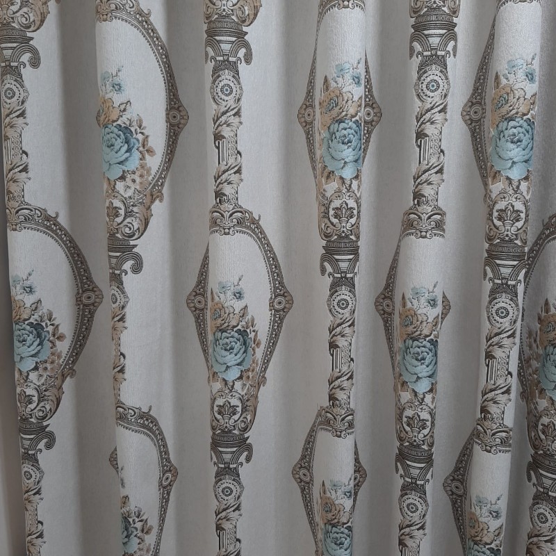 FLORAL CURTAIN W-1002A